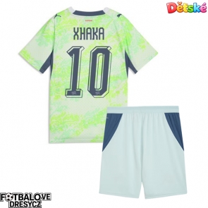 Švýcarsko Granit Xhaka #10 Dětské Venkovní dres komplet MS 2026 Krátký Rukáv (+ trenýrky)